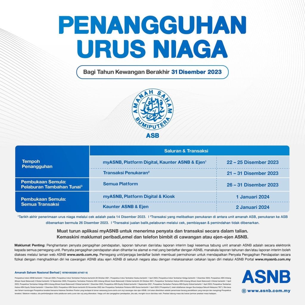 notis penangguhan asb dividen 2023 2024