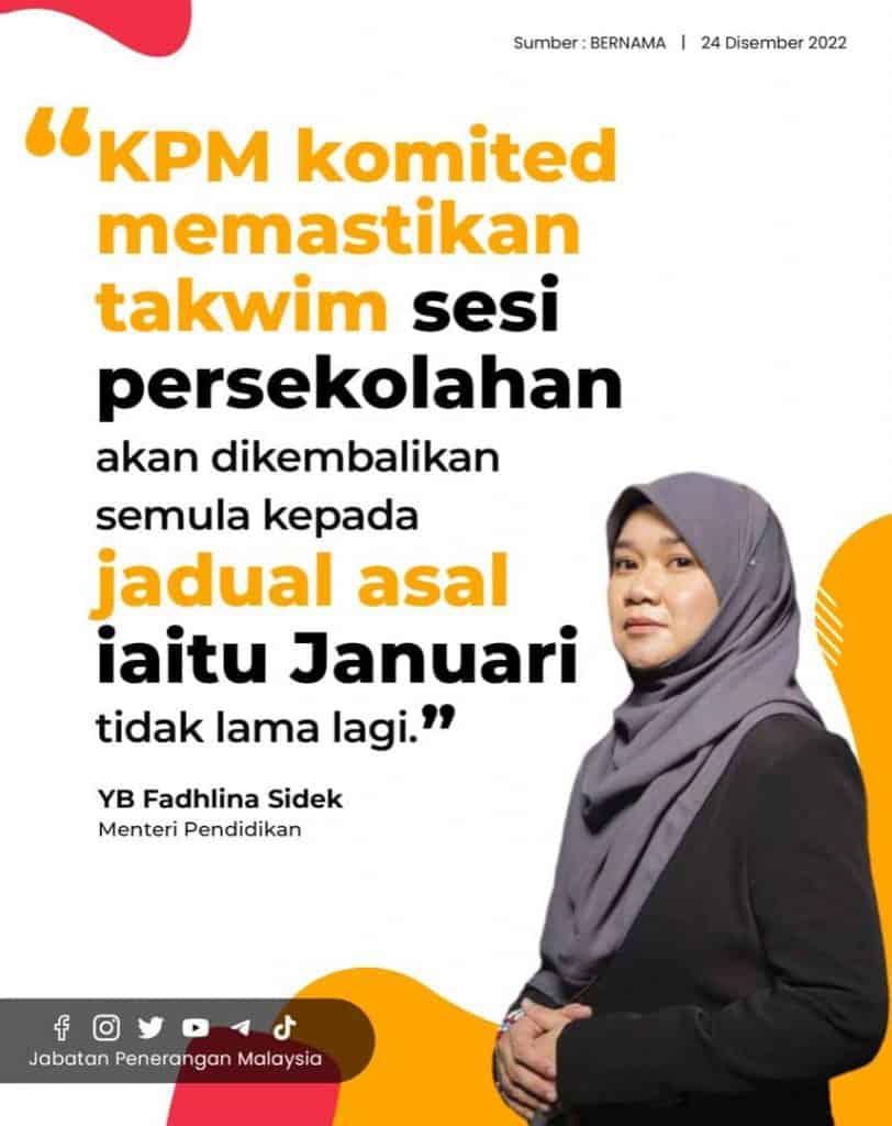 takwim kpm januari