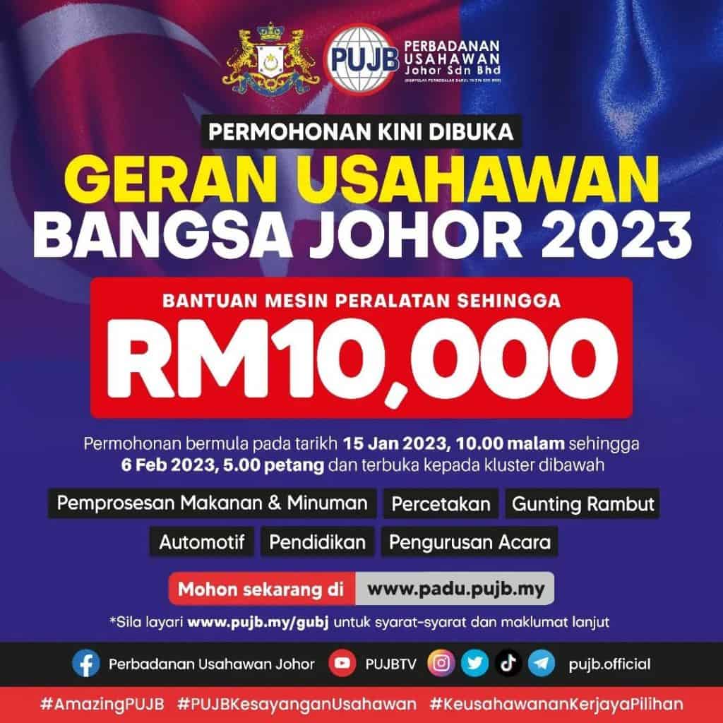 Geran Usahawan Bangsa Johor