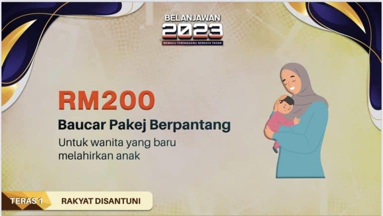 baucar pakej berpantang terengganu rm200