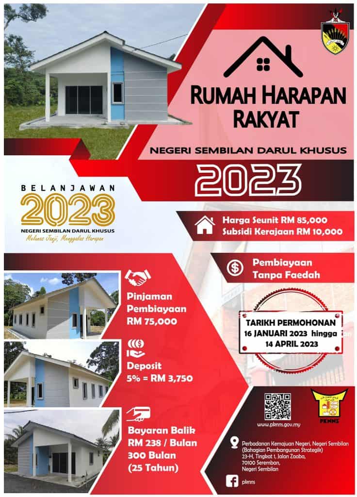 rumah harapan rakyat 2023 negeri sembilan