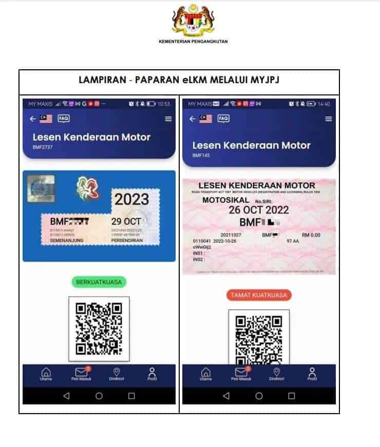 Myjpj online cukai jalan lesen memandu e-lkm e-lmm digital