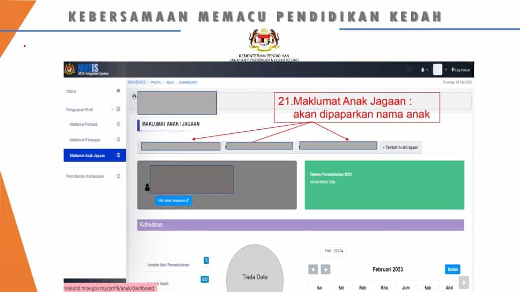 pendaftaran tahun 1 ONLINE IDME KPM