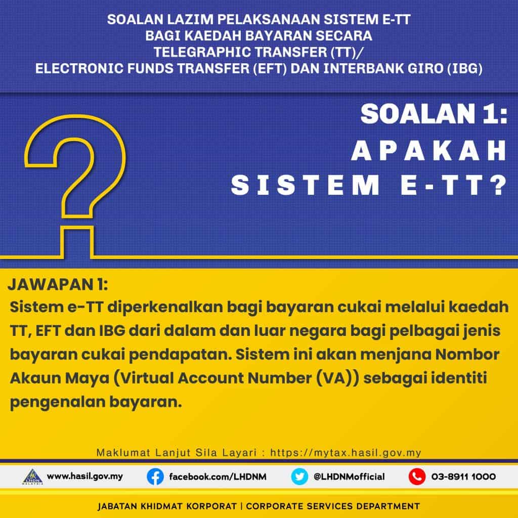 e-tt lhdn sistem ett hasil