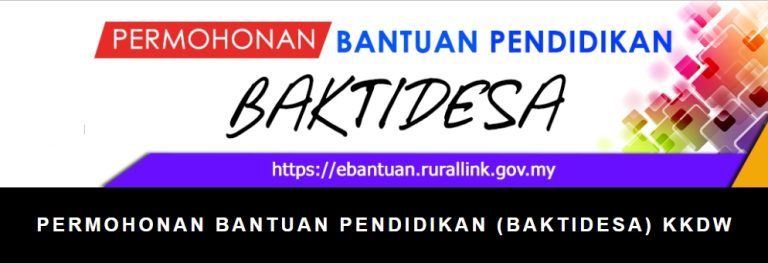 bantuan pendidikan baktidesa