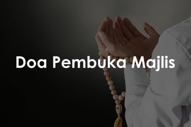 doa pembuka majlis