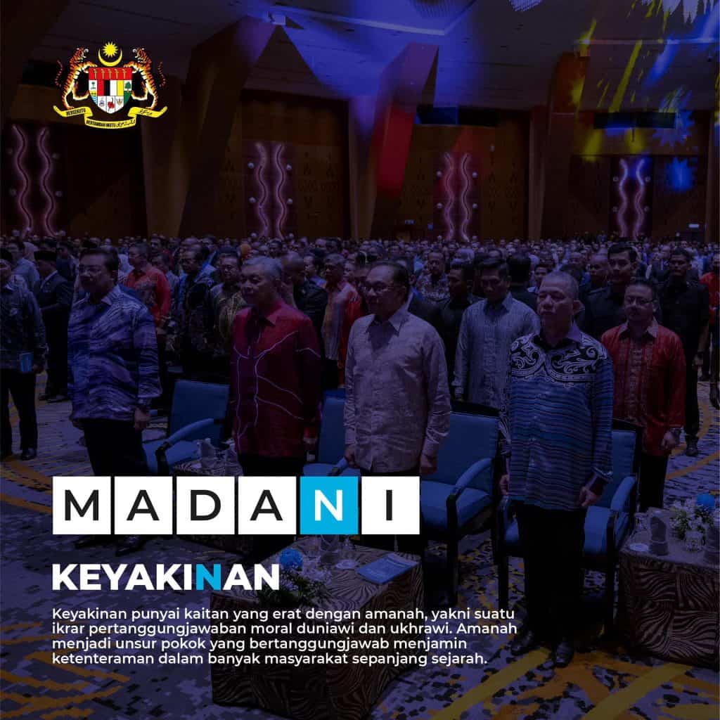 malaysia madani logo konsep maksud