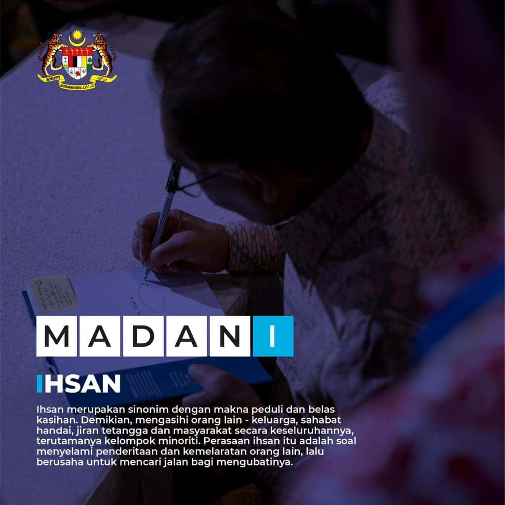 malaysia madani logo konsep maksud