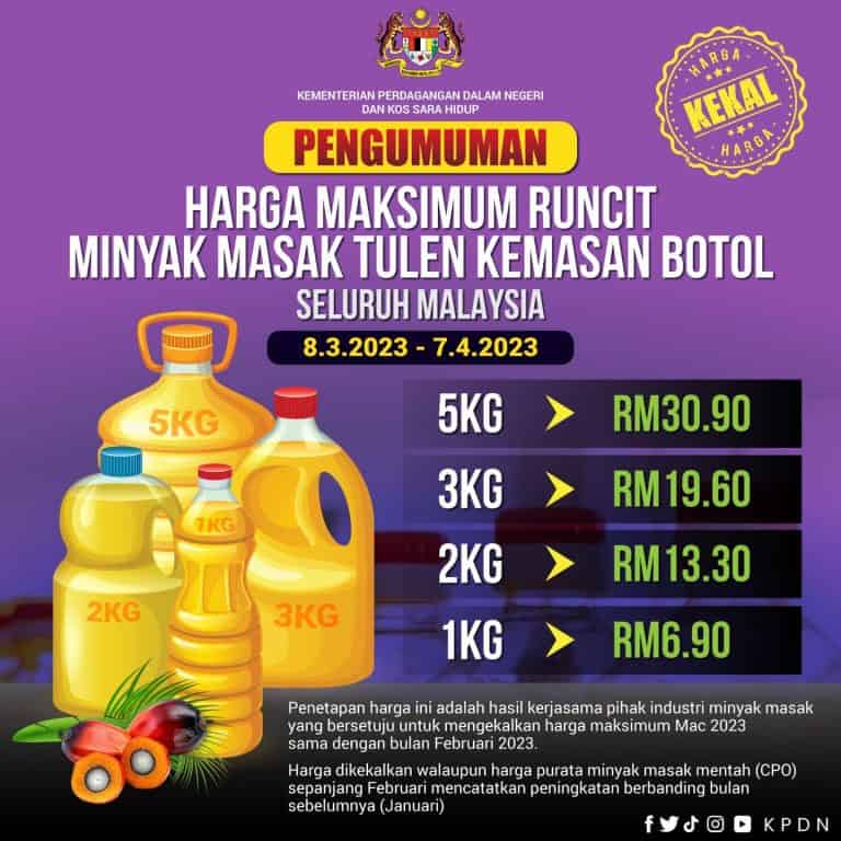 harga minyak masak