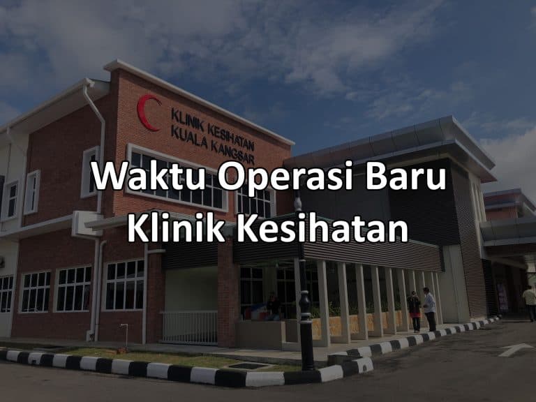 waktu Operasi baru klinik kesihatan