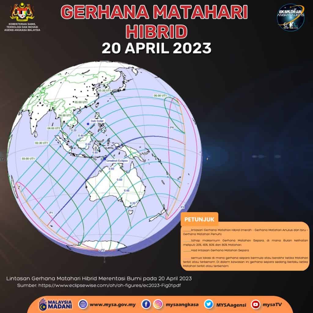 gerhana matahari april 2023