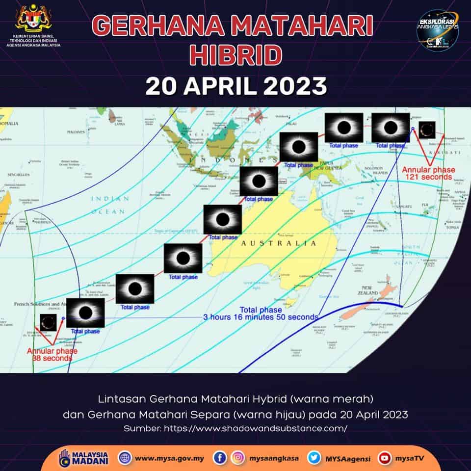 gerhana matahari april 2023