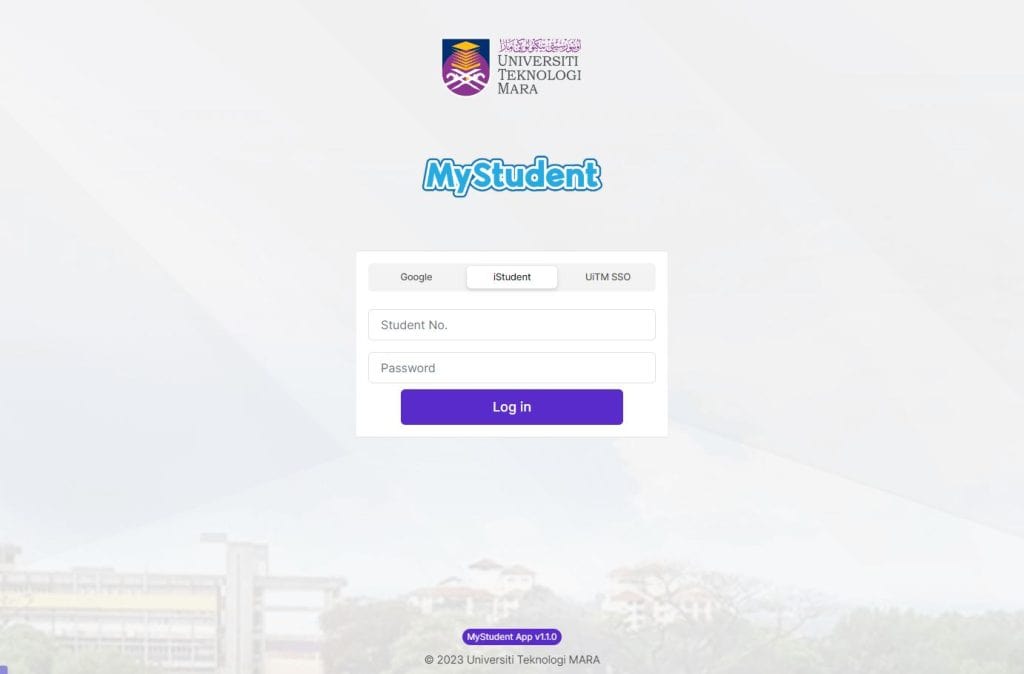 mystudent uitm