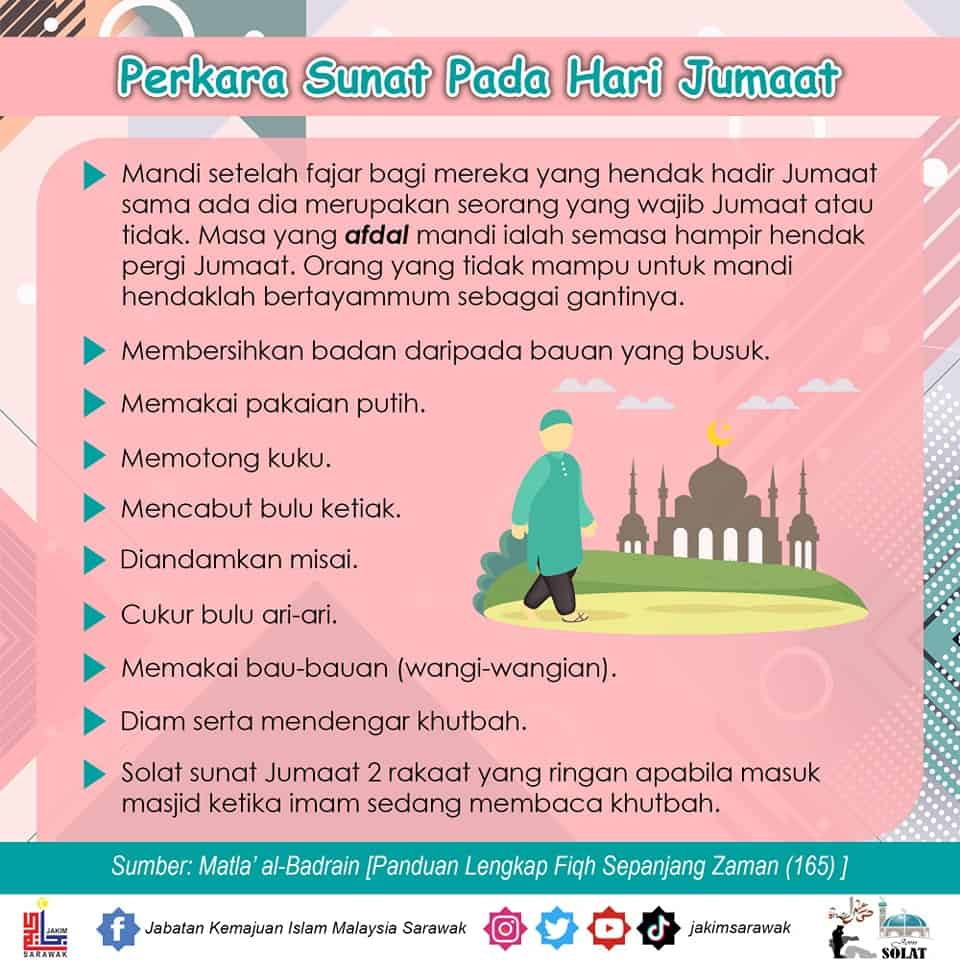 amalan sunat jumaat jakim