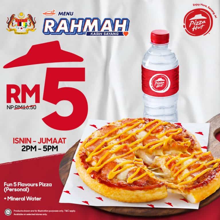 menu rahmah pizza hut