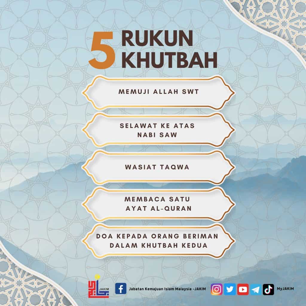 rukun khutbah Jumaat