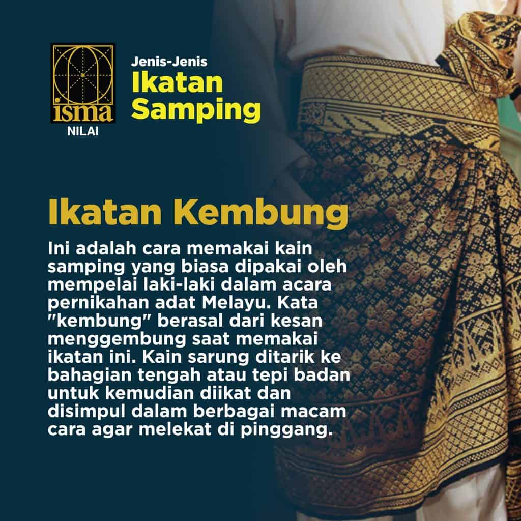 Cara Pakai Samping jenis ikatan samping