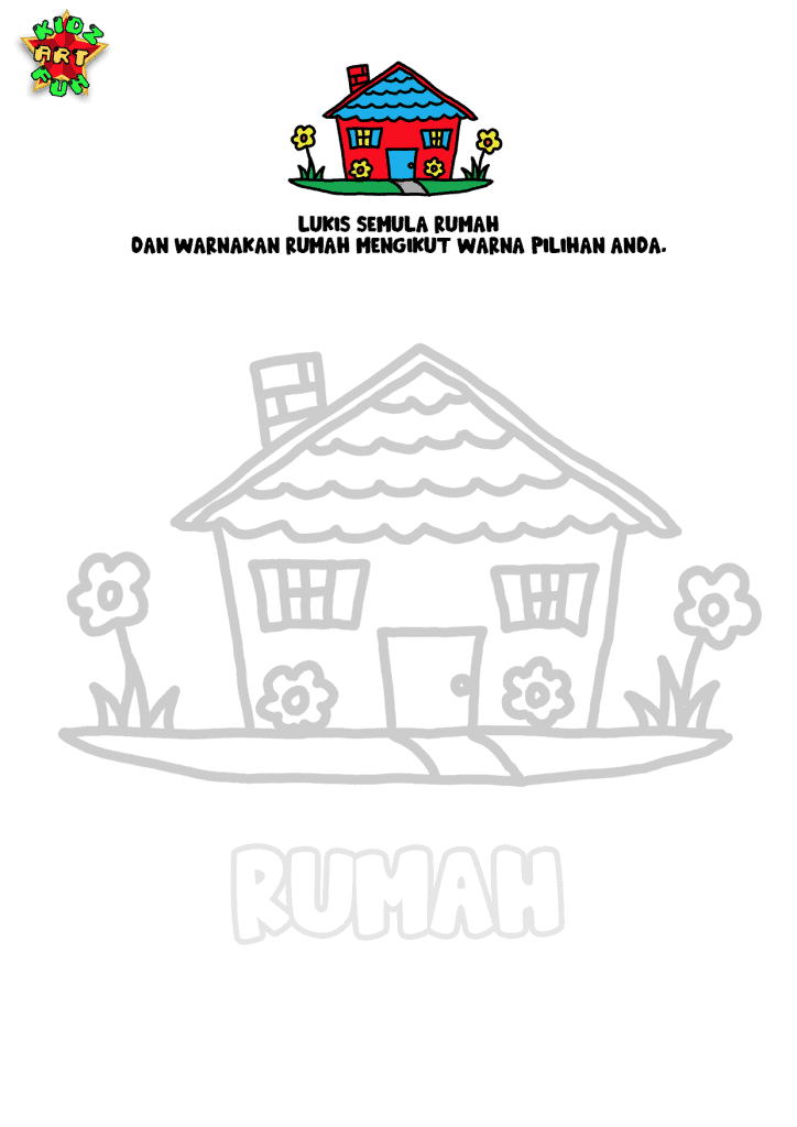 Latihan Mewarna prasekolah kanak-kanak