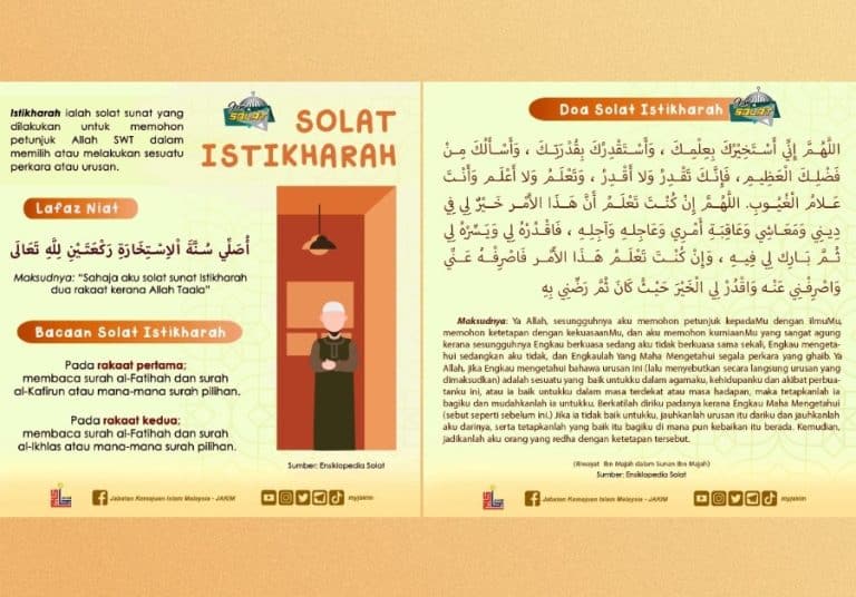 solat doa istikharah