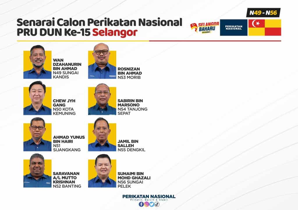 calon PRN TARIKH PRN 2023