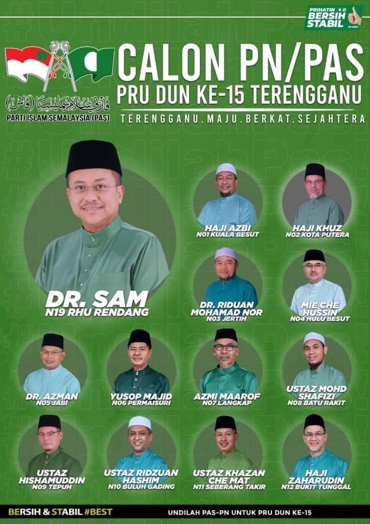 calon prn terengganu