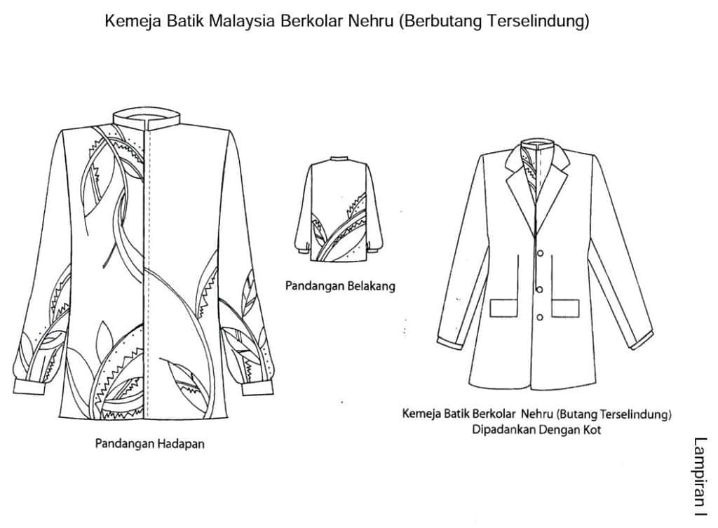 pekeliling pemakaian baju batik  penjawat awam 2023