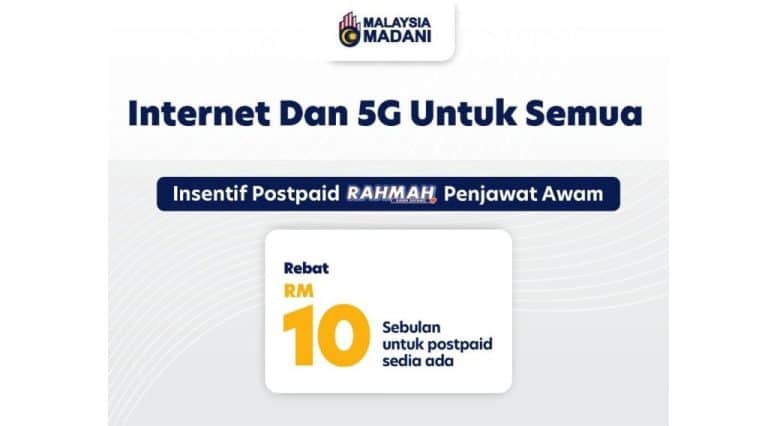 insentif postpaid penjawat awam