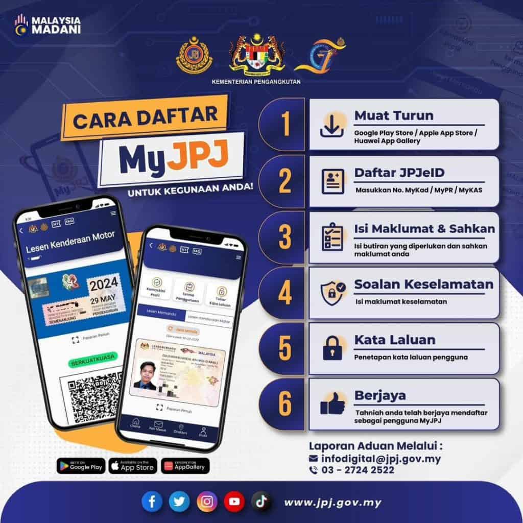 Cara Renew Lesen Memandu Online (MyJPJ / MySikap)