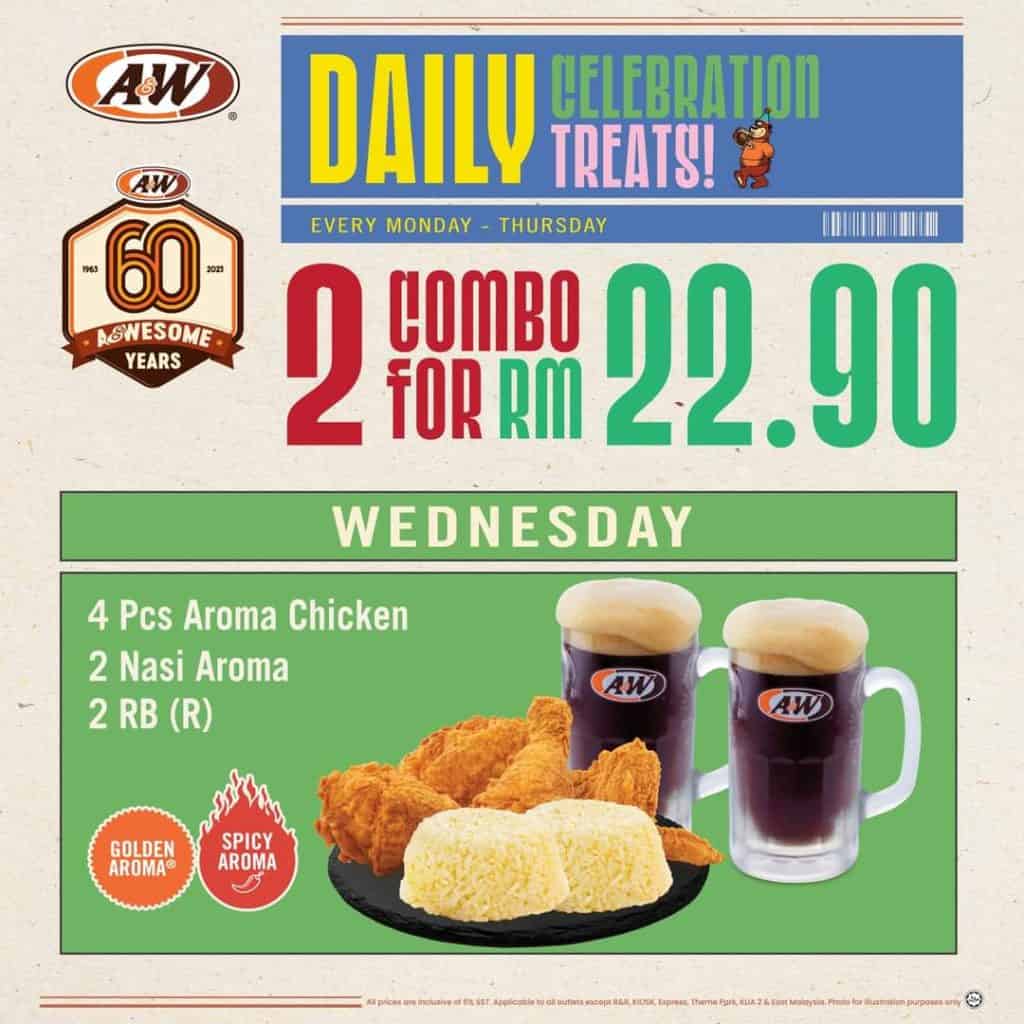 Promo a&w malaysia