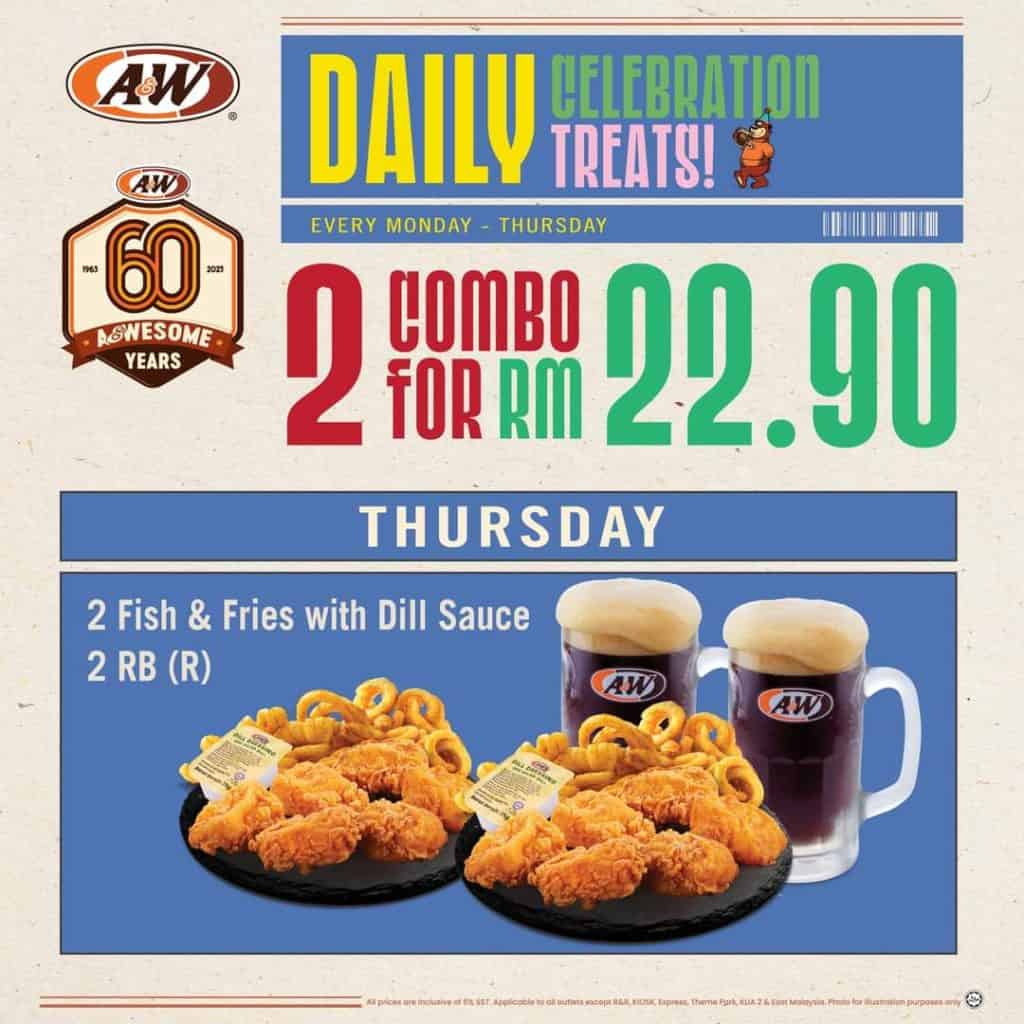 Promo a&w malaysia