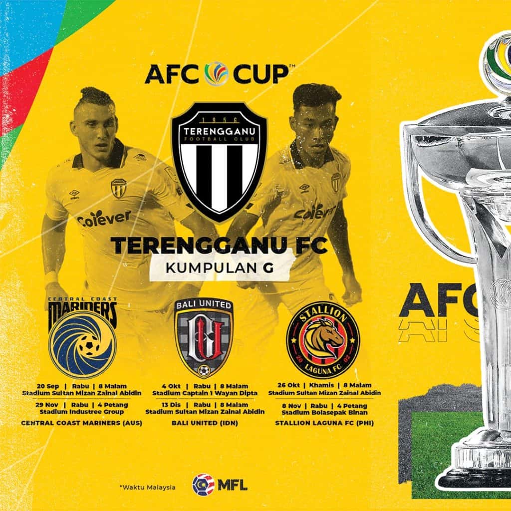 afc cup live sabah terengganu 2023 piala AFC