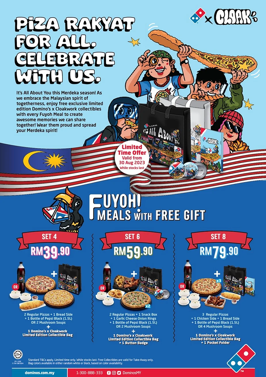 set promosi dominos pizza