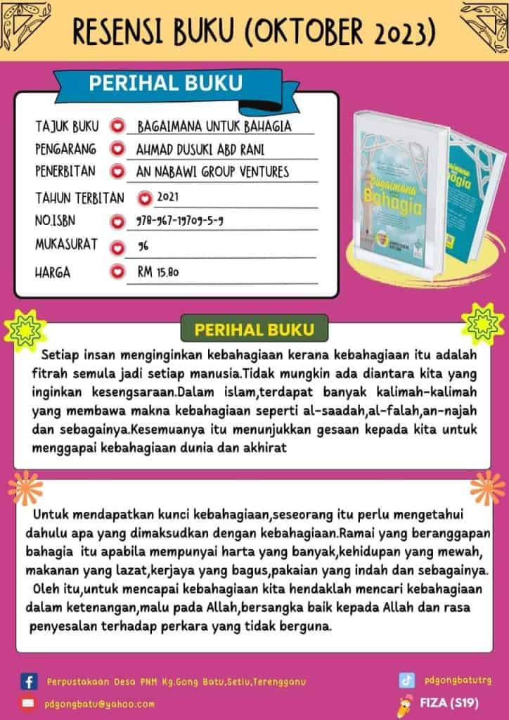 Resensi Buku: Panduan & Contoh Ulasan Buku