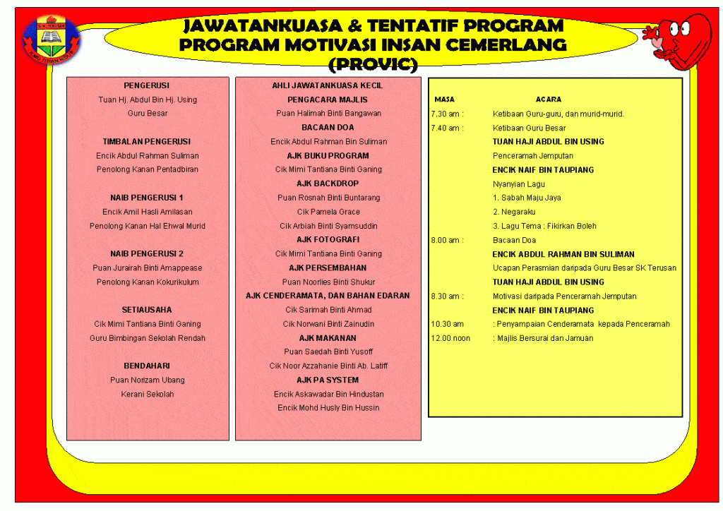 program motivasi sekolah