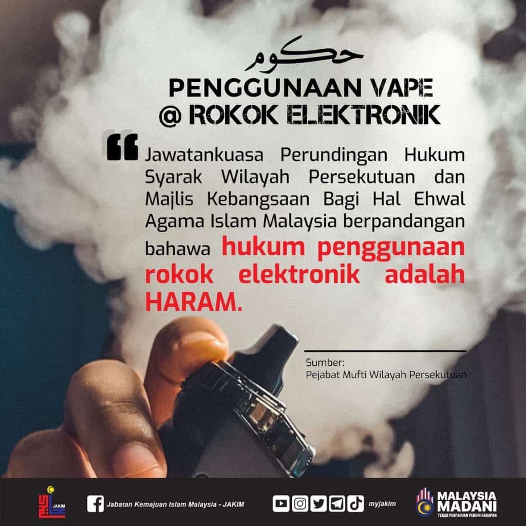 hukum penggunaan vape