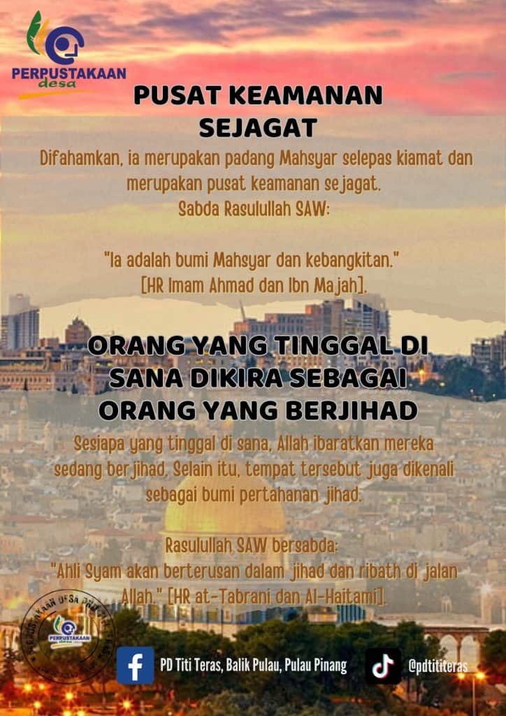 kepentingan palestin masjidil aqsa