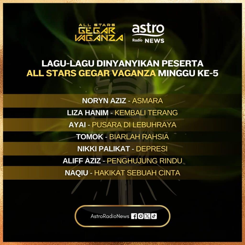 Gegar Vaganza 10 all stars live minggu 5