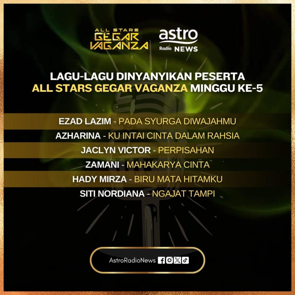 Gegar Vaganza 10 all stars live minggu 5