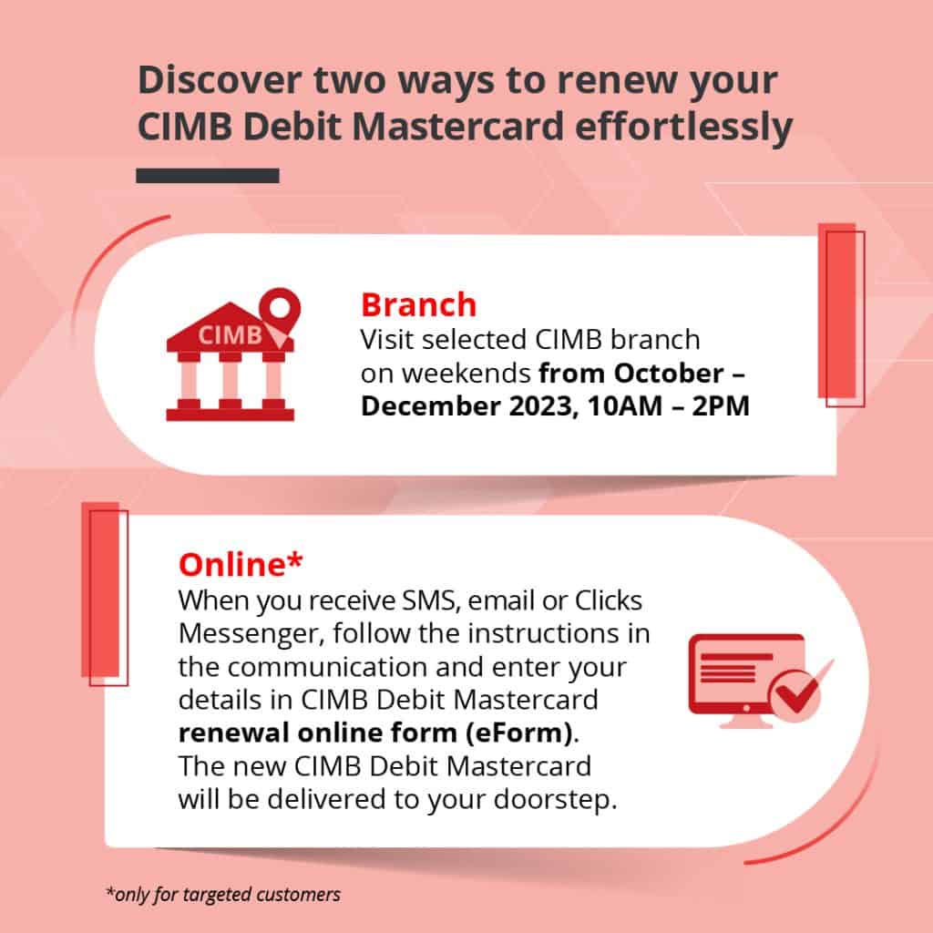 perbaharui kad debit mastercard cimb