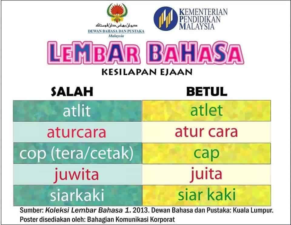 kesalahan bahasa