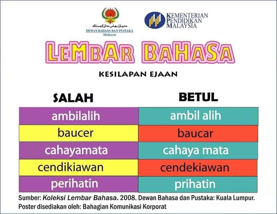 kesalahan bahasa