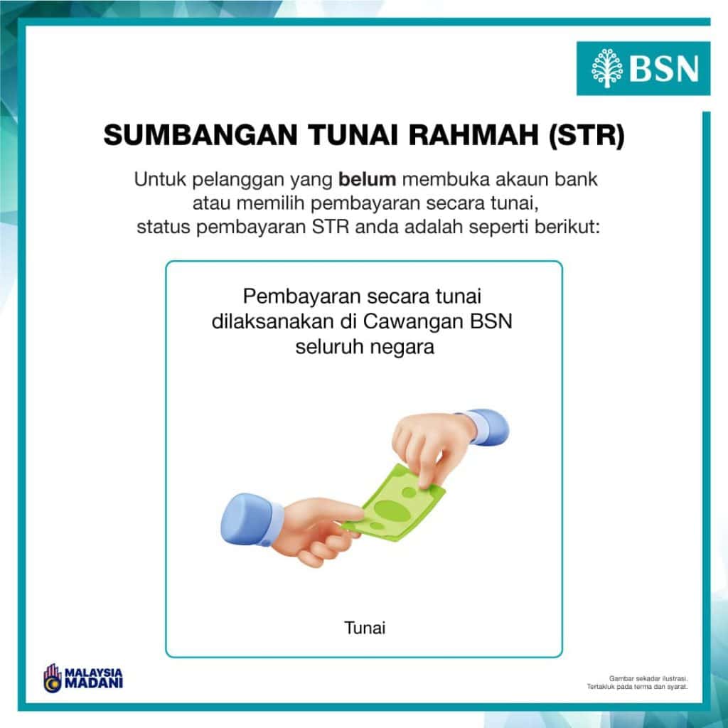 str tunai bsn semakan