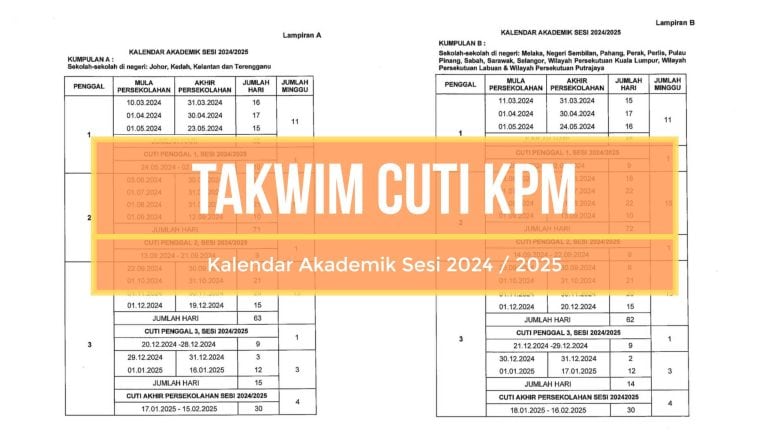 takwim kpm cuti sekolah 2024