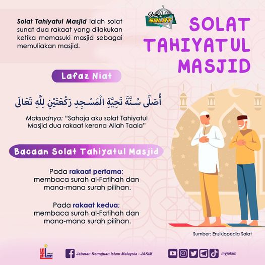 Solat sunat tahiyatul masjid