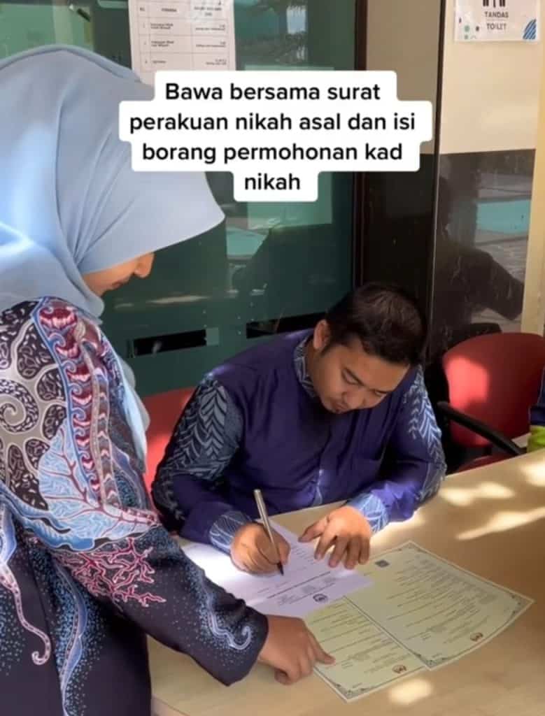 Cara Buat Kad Nikah