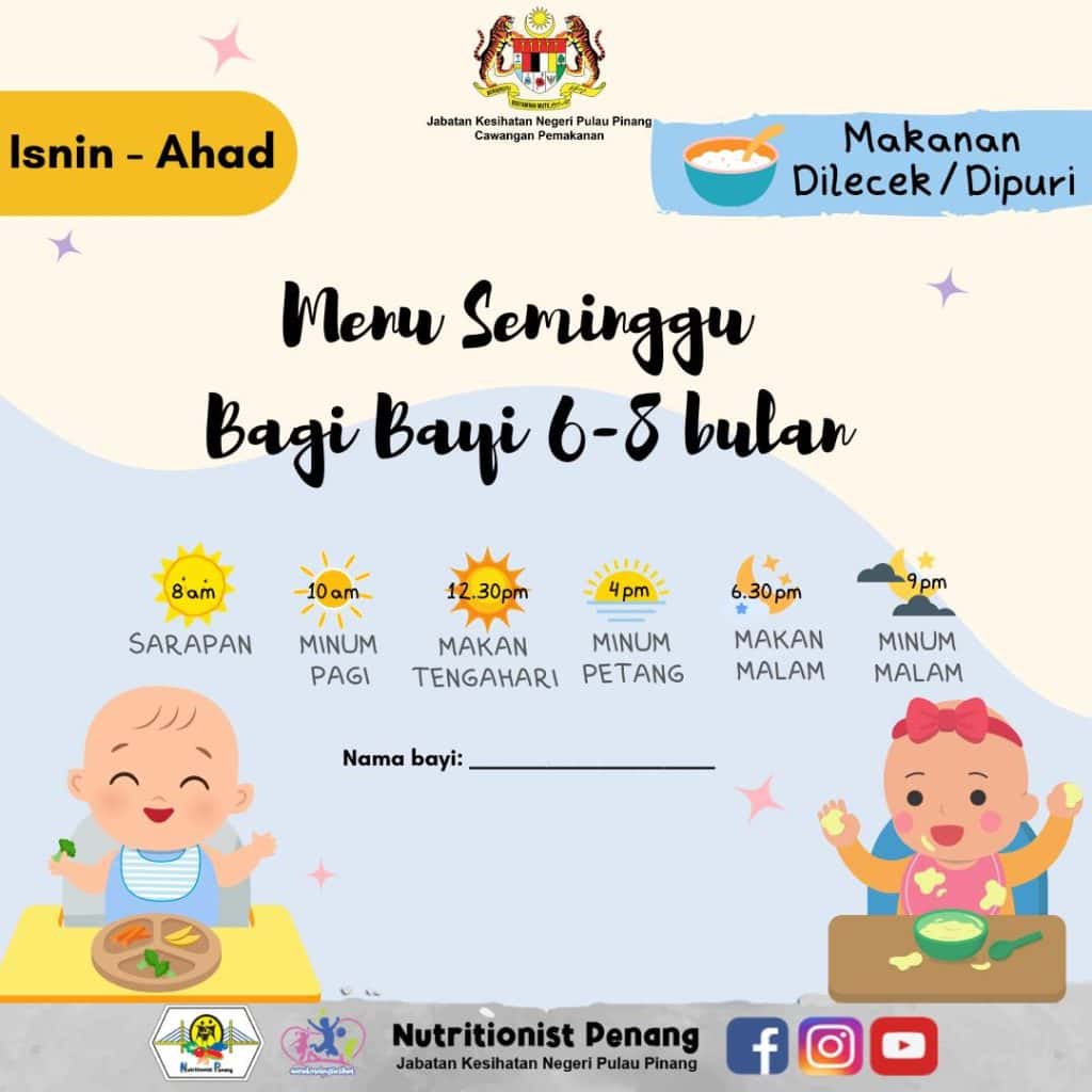 makanan bayi 6 bulan