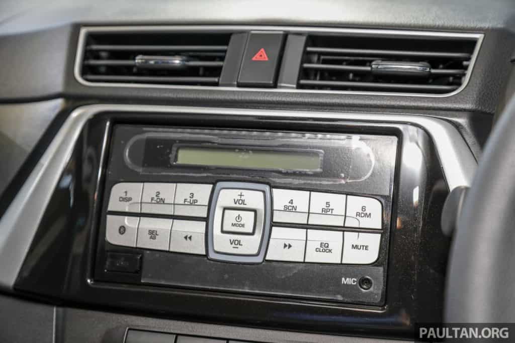 perodua bezza 2024 radio