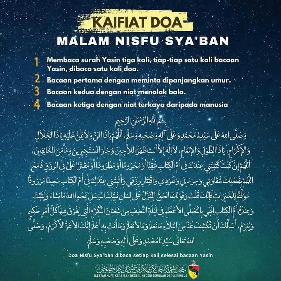 doa syaaban