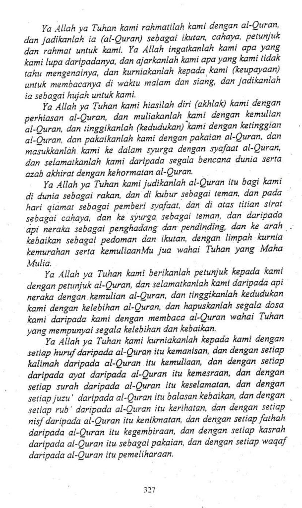 doa khatam quran