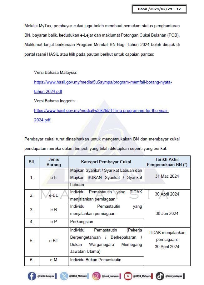 mytax efiling 2024 2023 e-filing